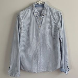 Light Blue Pin-Stripe Blouse